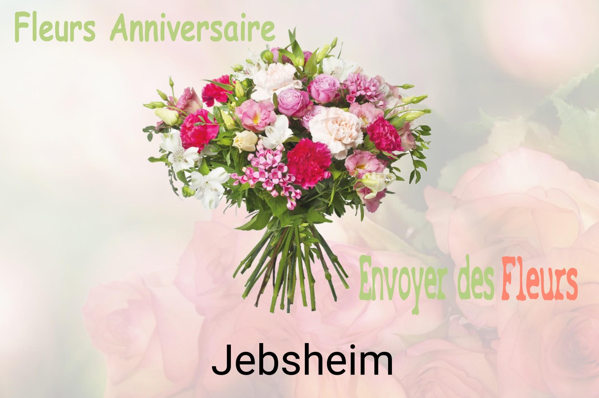 Bouquet de fleurs d’anniversaire livré à Jebsheim