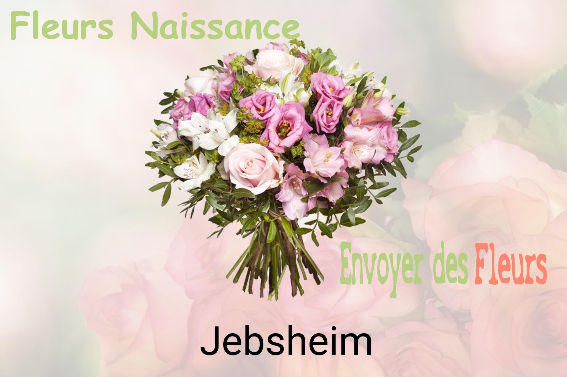 Bouquet de fleurs de naissance livré à Jebsheim